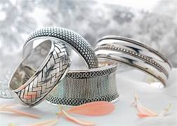 silver kada bangles